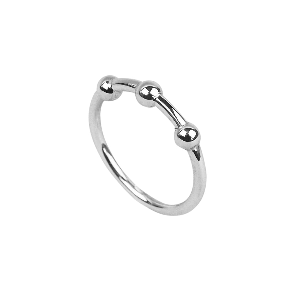 Mila Ring stack Plain ring + Jupiter ring