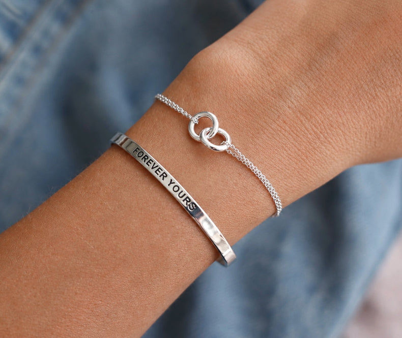 2-in-1-Armband | 925 Silber