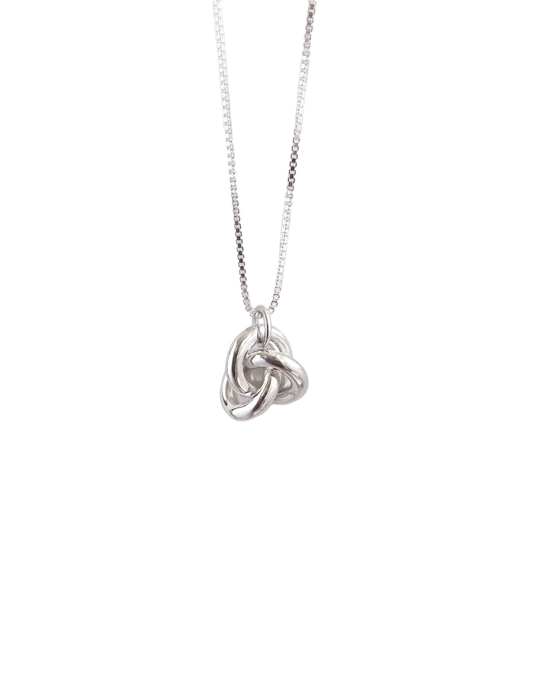 3 in One Medium Knot silverhalsband | 925 silver
