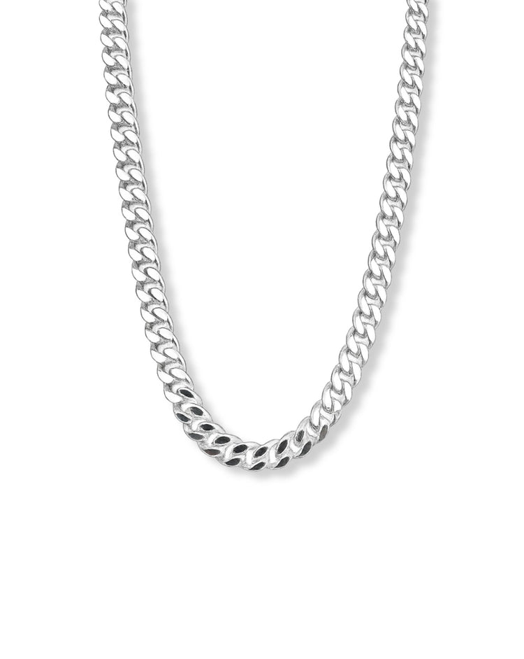 Kedja Pansar Halsband Dam, 5 mm, 45 cm | 925 silver