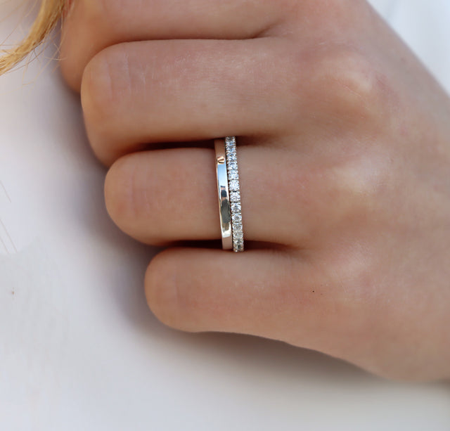 Sienna Alliansring 0.32 ct diamant – Vigselring / Förlovningsring
