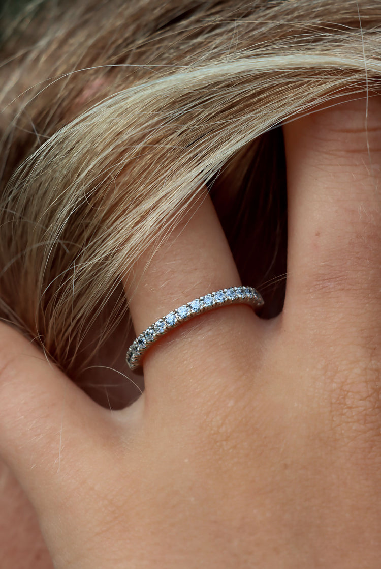 Sienna Alliansring 0.32 ct diamant – Vigselring / Förlovningsring