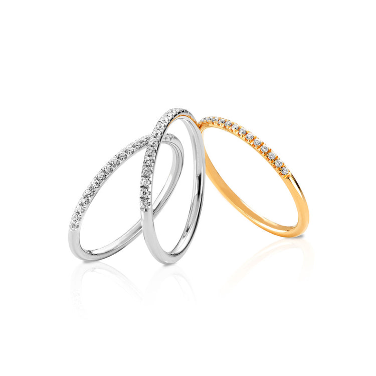 Elise Alliansring 0.27 ct diamant, Vigselring / Förlovningsring | 18k. guld