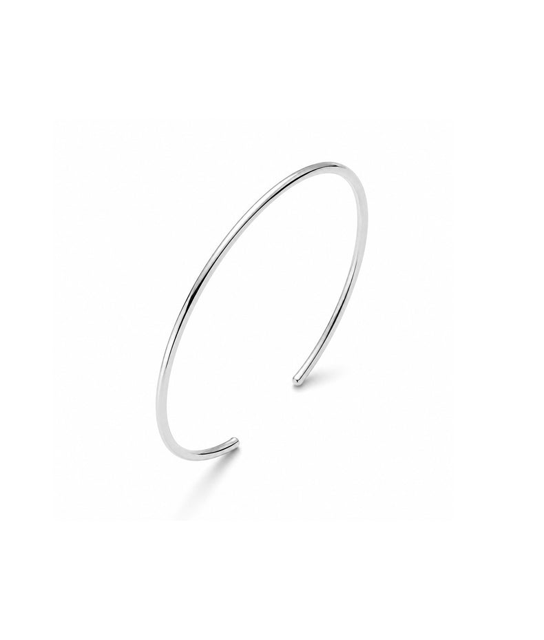 Plain Round Cuff Thin, Armband | 925 silber
