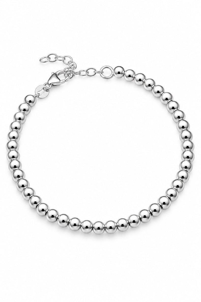 Bubble Chain Bracelet | Ball chain 4 mm | 925 silver