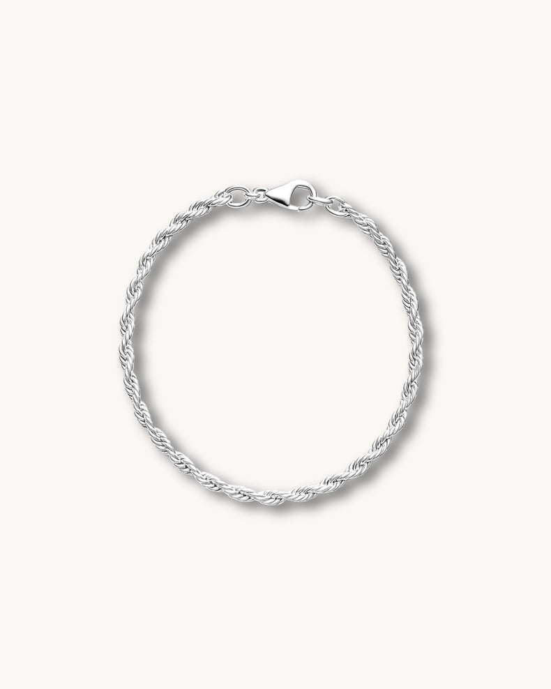 Rope Chain / Cordell Armband, silver