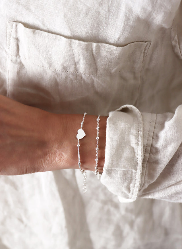 Dagg Heart armband | 925 silver
