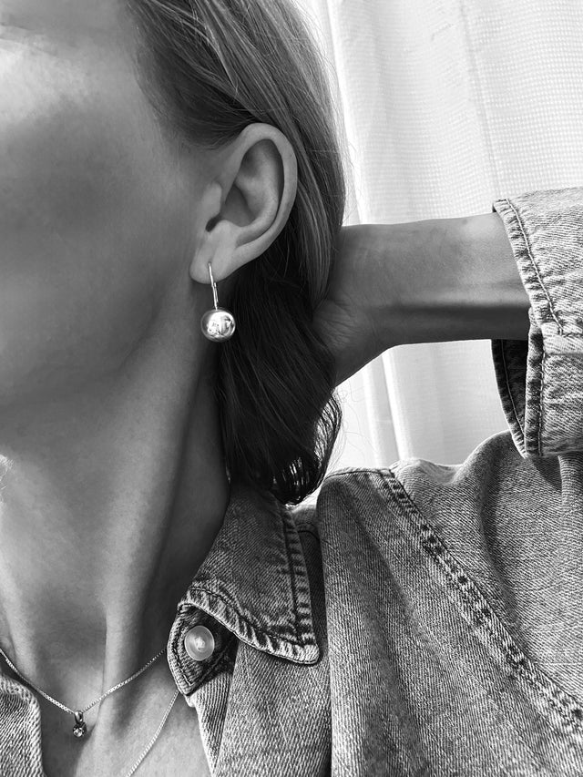 Happy Bead örhängen | 925 silver