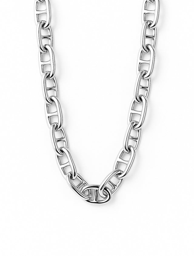 Anchor Chunky Chain Halsband 10 mm, kedja | 925 silver