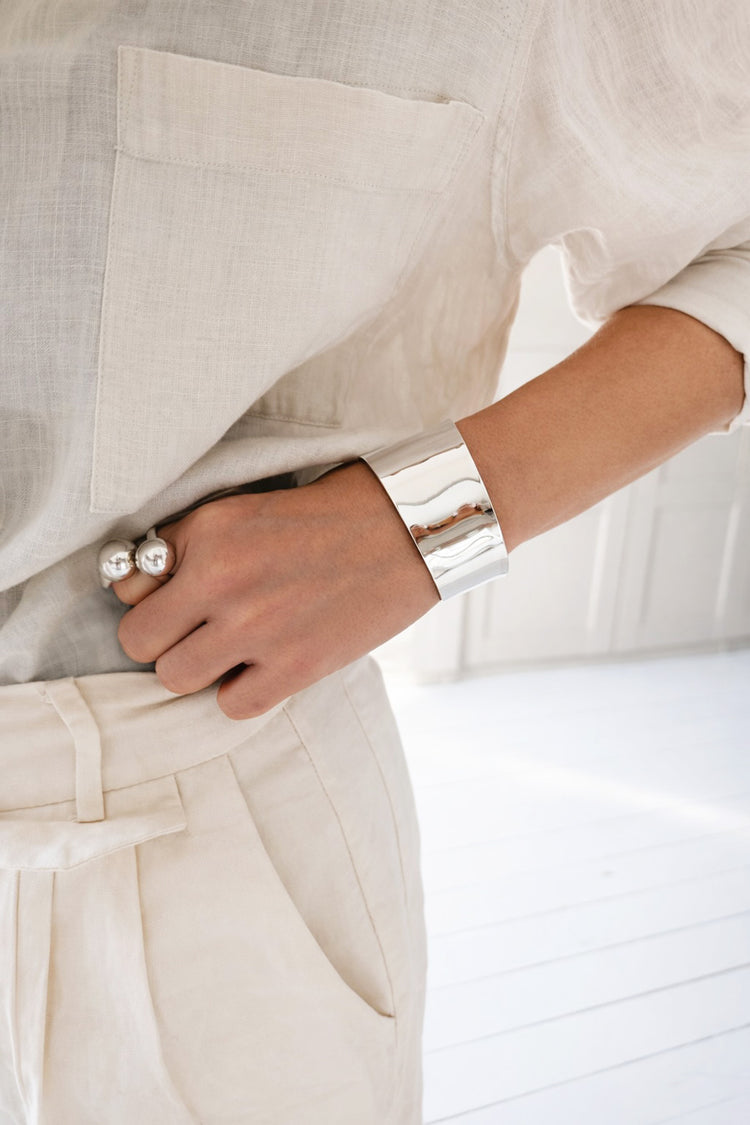 Arc Statement Cuff | 925 Silver