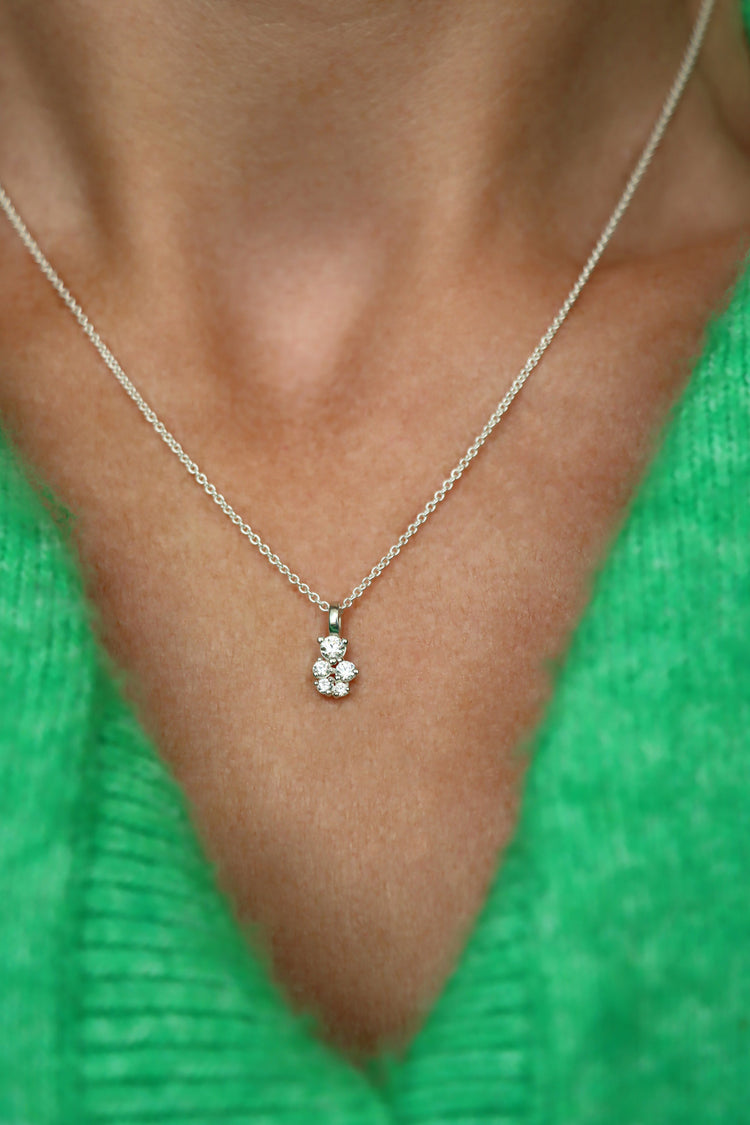 Celine Diamanthalsband 0,25 ct | 925 silver