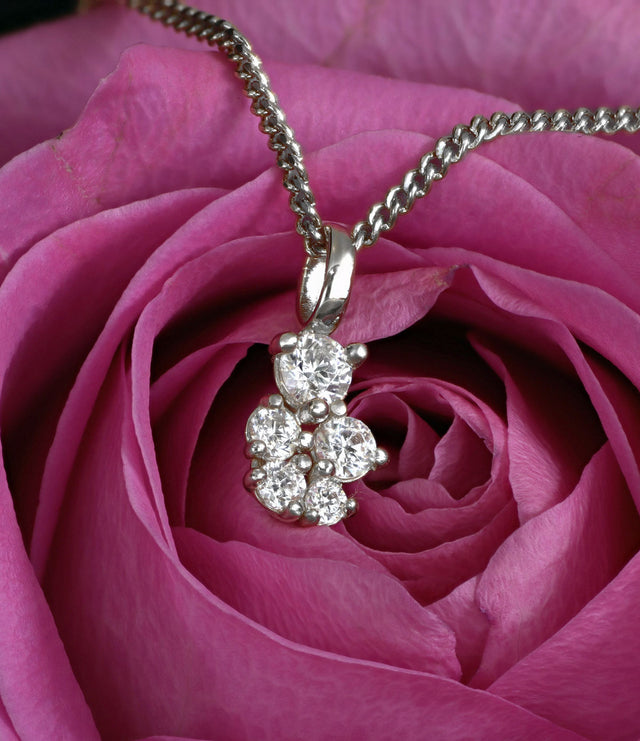 Celine Diamanthalsband | 925 silver