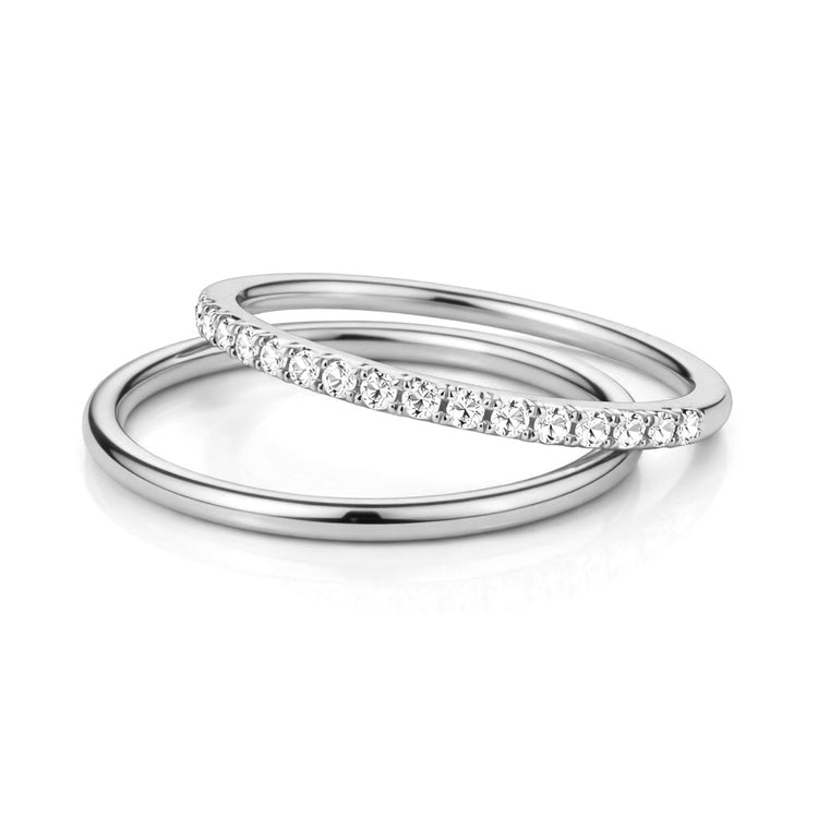Clara ring | 18k. vitguld