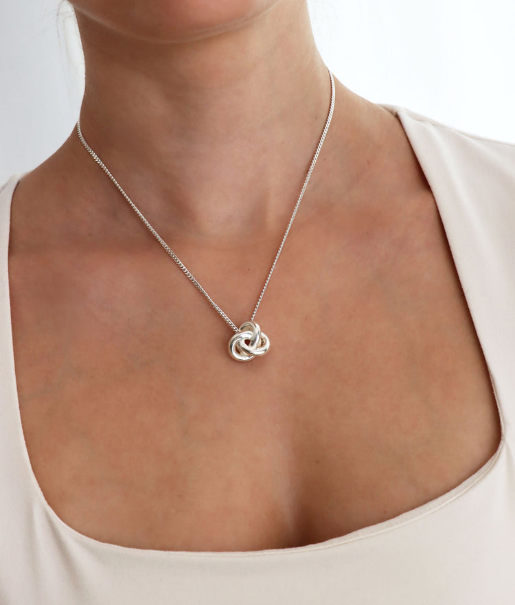 3 in One Fat Knot halsband | 925 silver