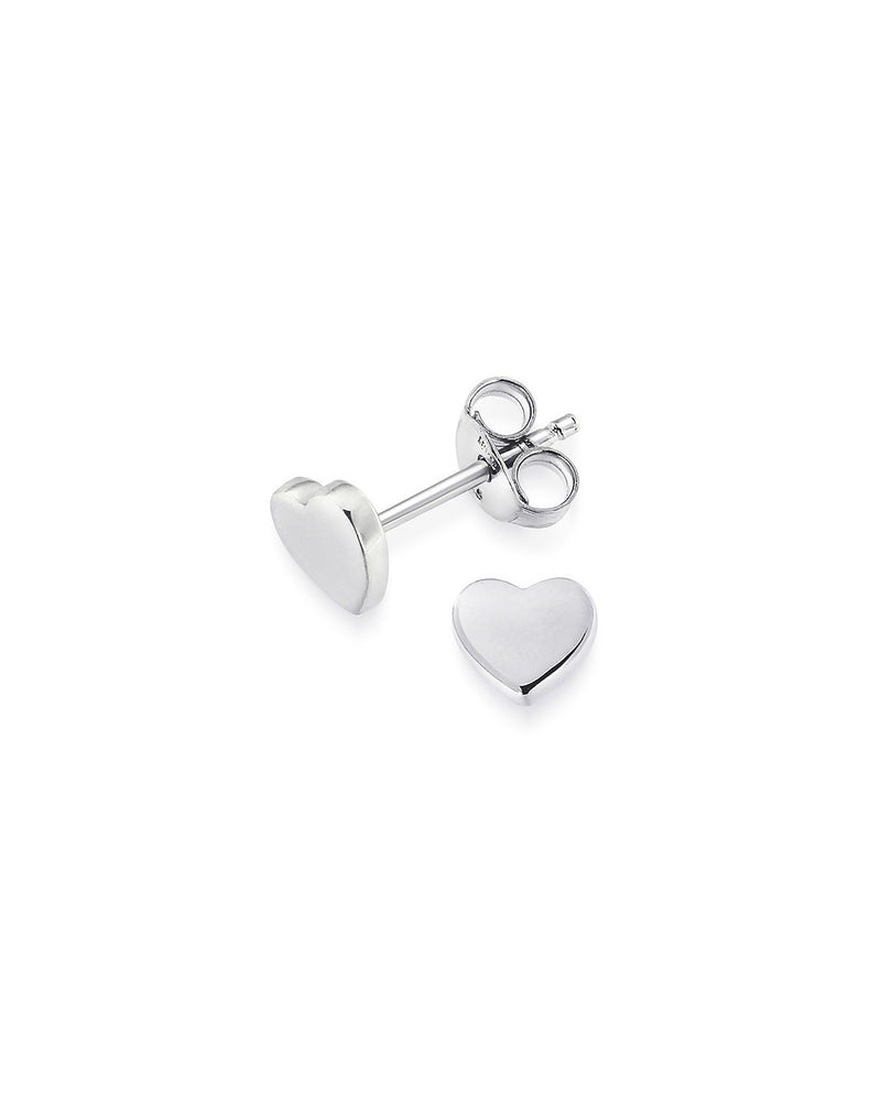 Tiny Heart Silberohrringe