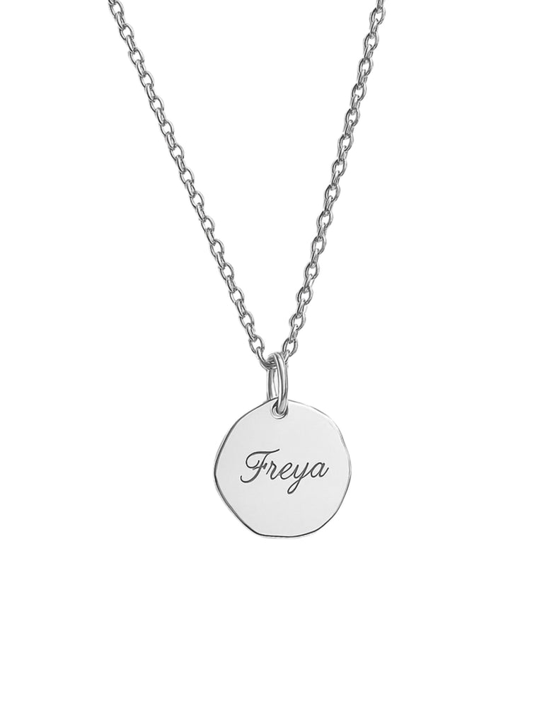 Graverat Namnhalsband, Organic charm