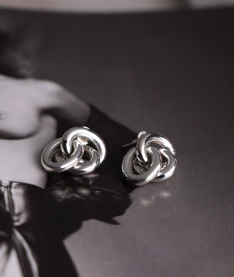 Chunky Chain Ohrringe, 12 mm | 925er Silber