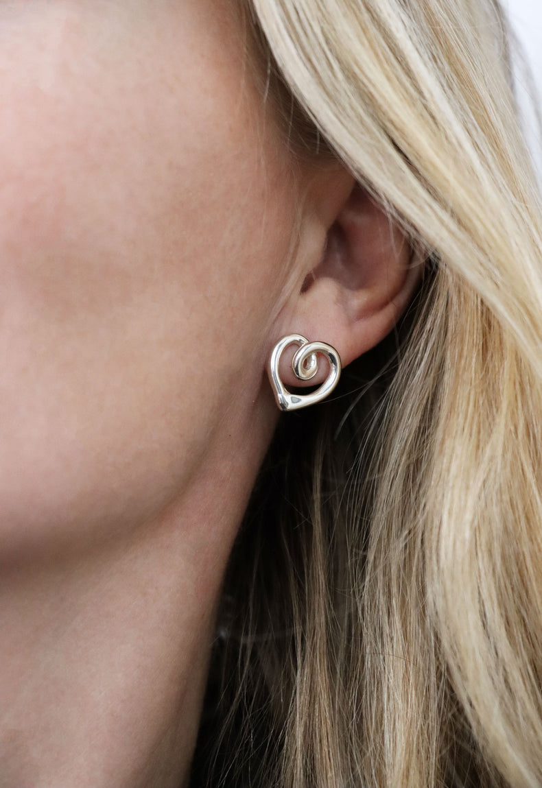 Kampanj! Soul Heart Silverörhängen