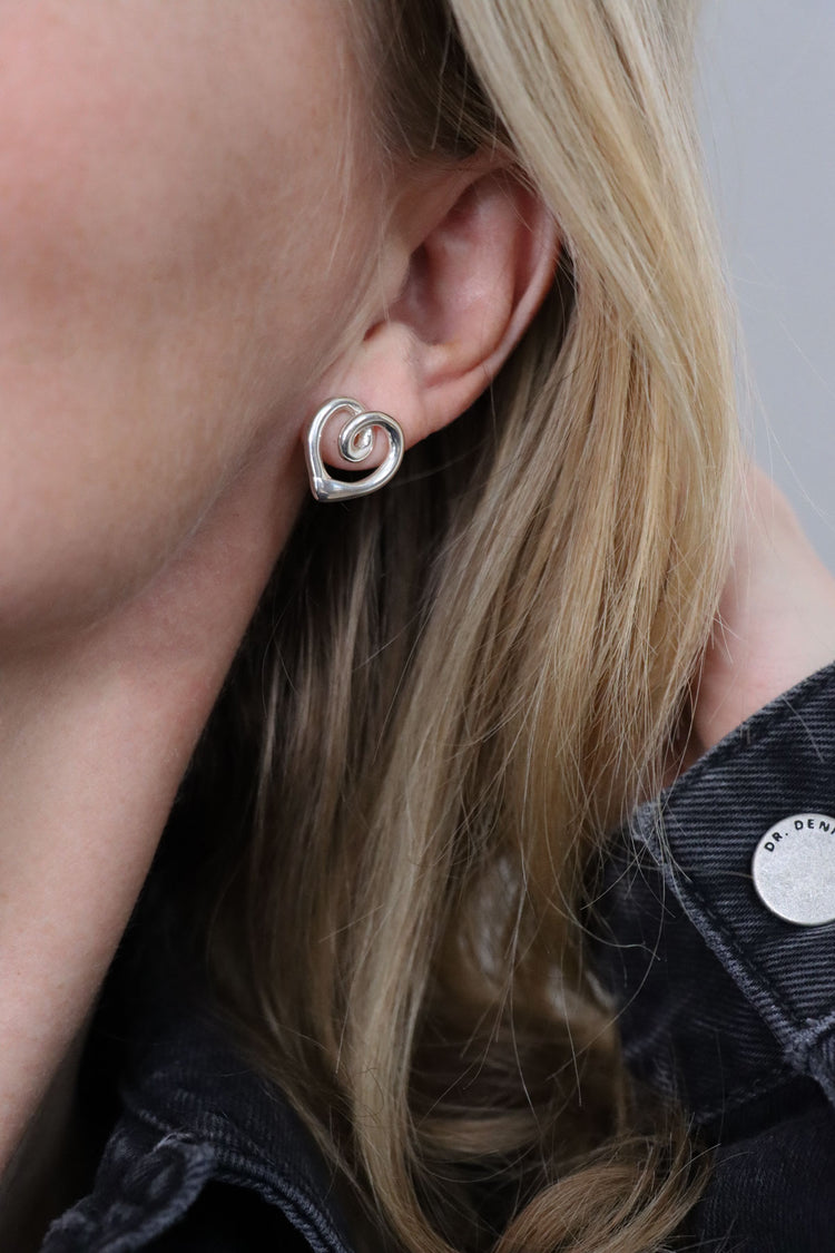 Kampanj! Soul Heart Silverörhängen