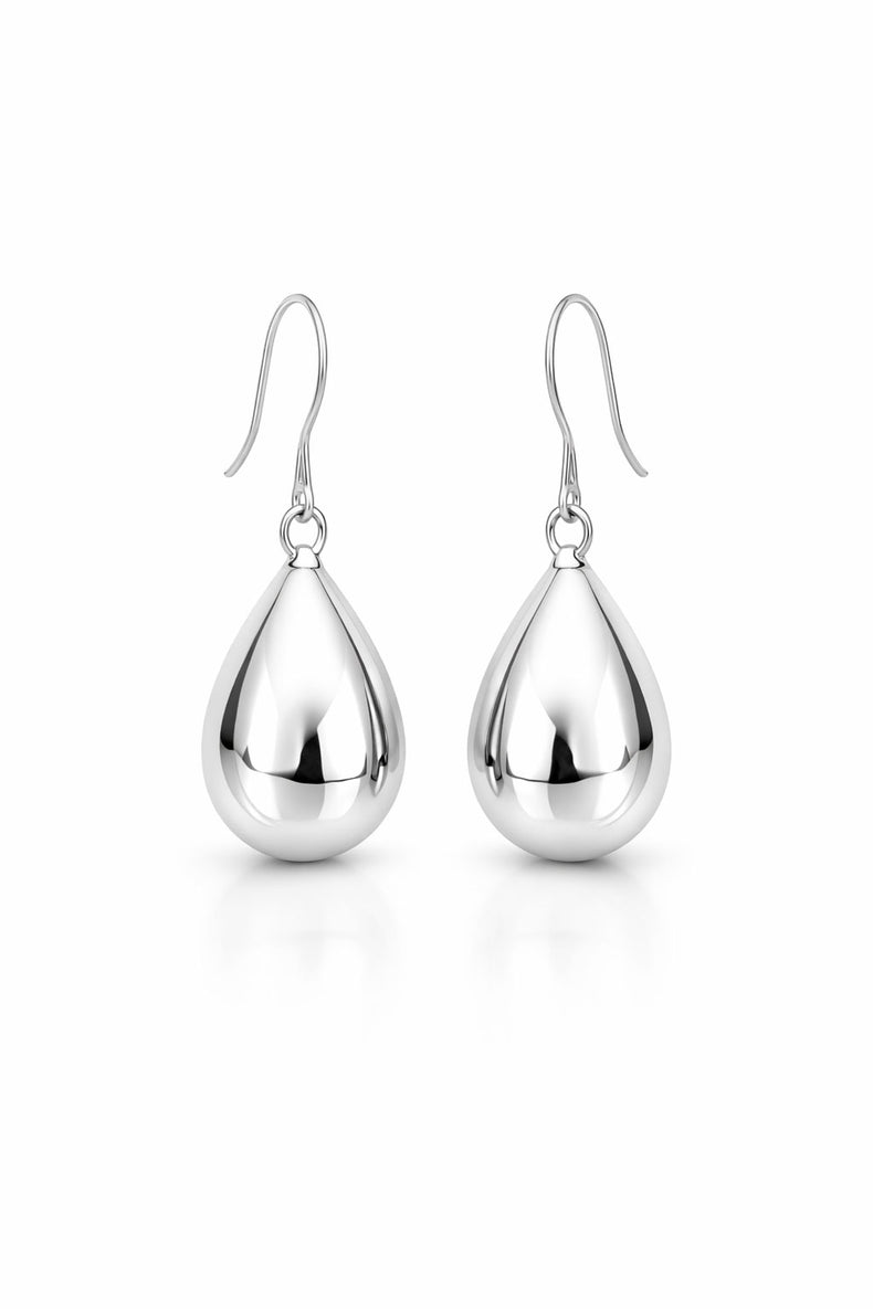 Hanging Large Drop earrings | 925 silver
