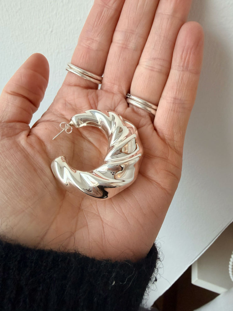 Sample Sale Baguette örhängen | 925 silver