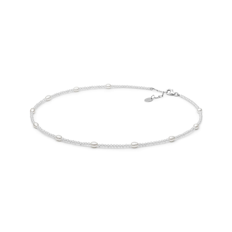 REA | Crystal Pearl Halsband