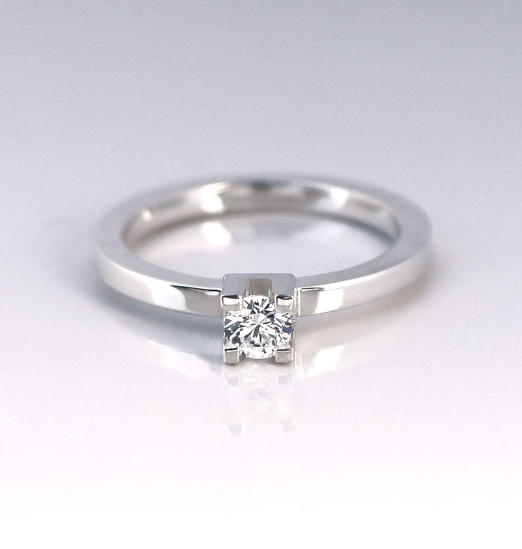 Monet Diamantring 0,25 ct. | 925 silver