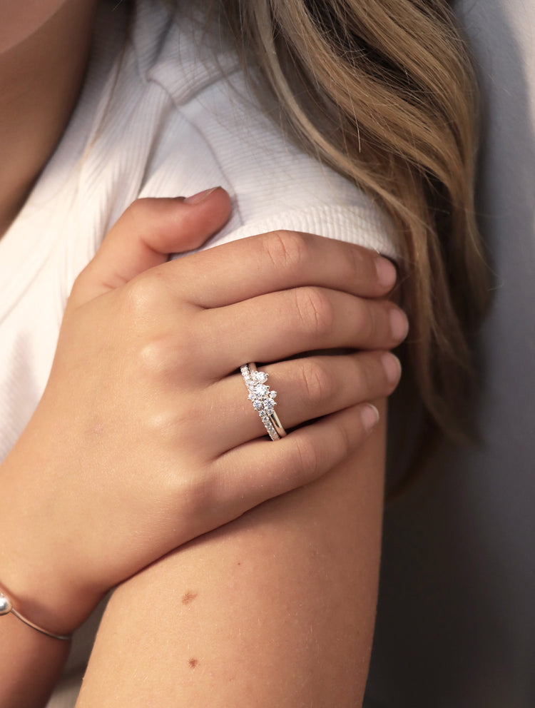 Celine + Elise Diamantringe | Trau- & Verlobungsringe Paar