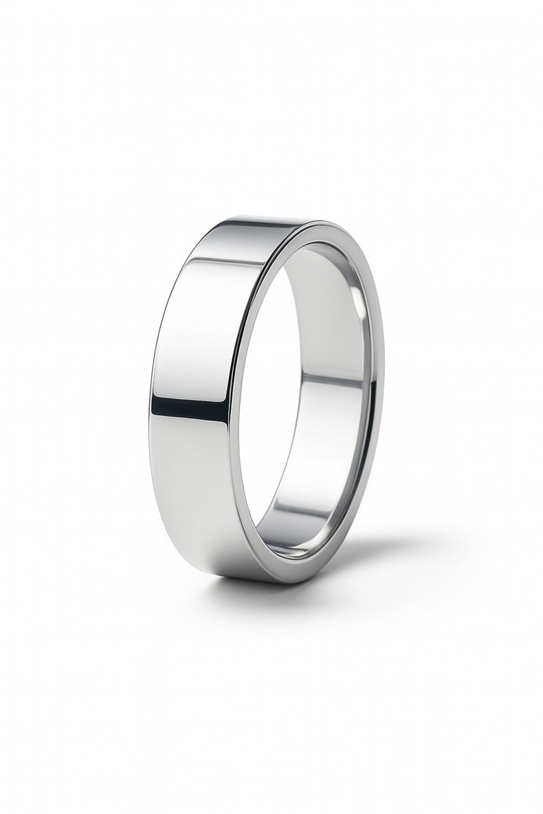 Ehering/Verlobungsring für Männer, Silberring 7 mm