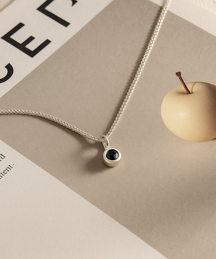 Minou Diamond necklace, Black diamond 0.10 ct