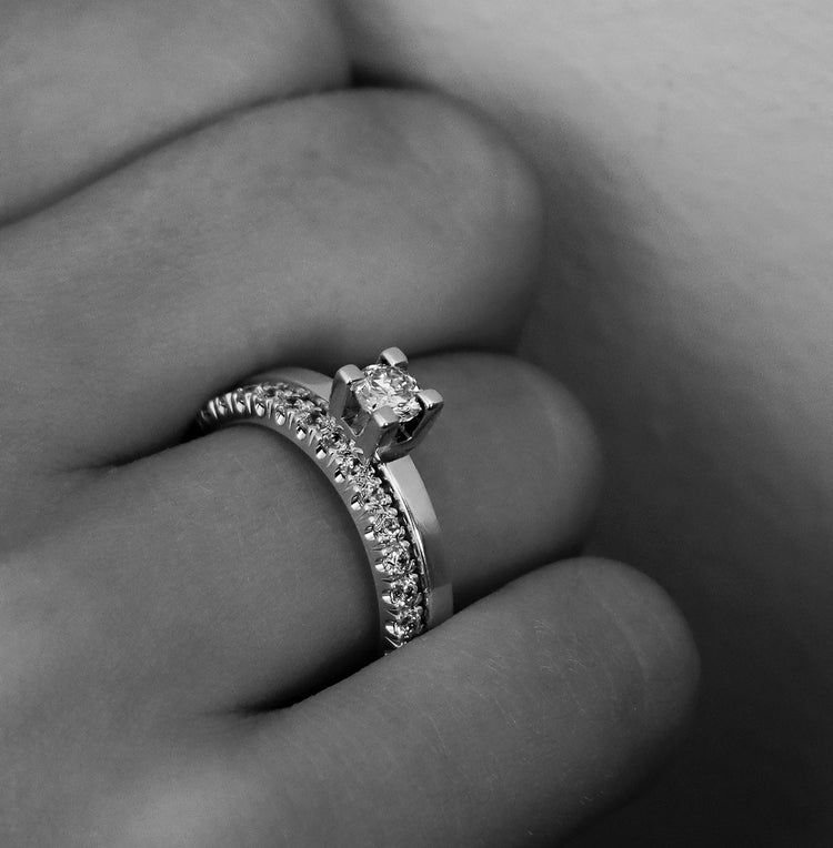 Monet Diamantring 0,25 ct. | 925 silver