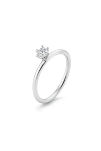 Julie 0,5 ct diamant, Solitärring Vigsel / Förlovningsring