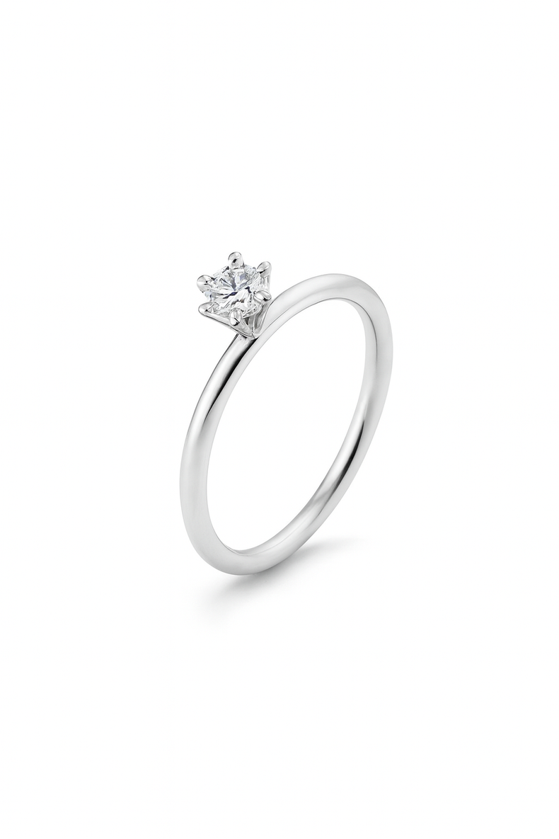 Julie 0,5 ct diamant, Solitärring Vigsel / Förlovningsring