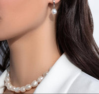 Pärlhalsband Barockpärlor, Large