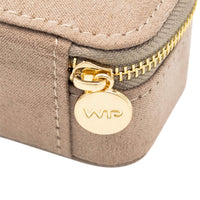 Smyckeskrin, Beige Sammet