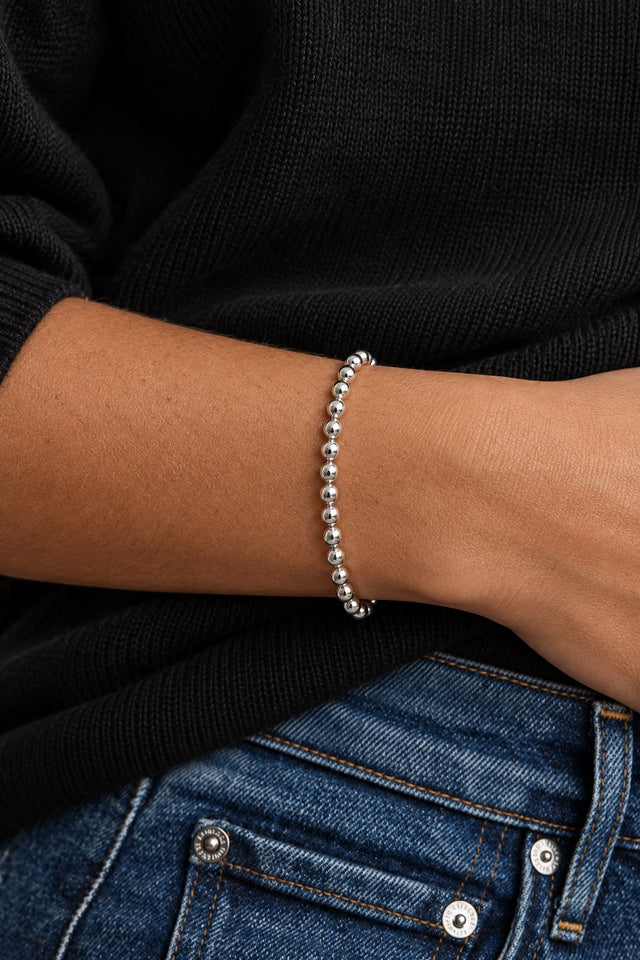 Bubble Armband | Kulkedja 4 mm | 925 silver