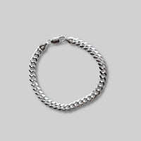 Mila Man Cuban, Armband Herr kedja silver, 7 mm