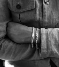 Mila Man Armband Marina Kedja, silver