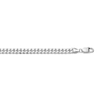 Mila Man Cuban, Armband Herr kedja silver, 7 mm