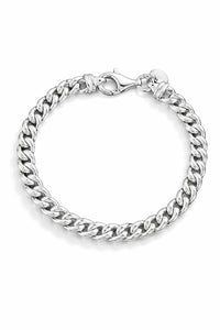 Chunky Curb Chain Armband, 7 mm | 925 Silber
