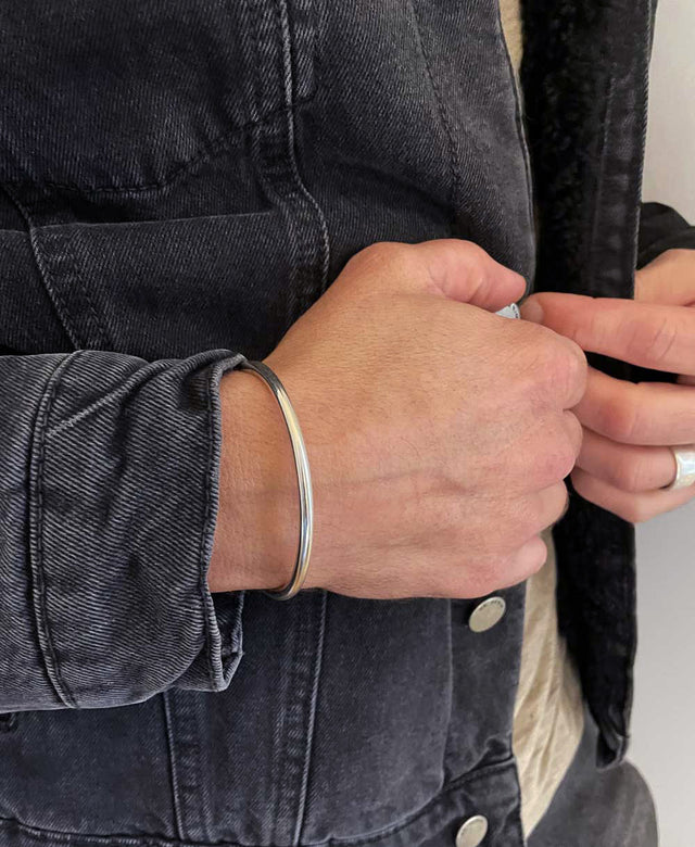 Sample Sale Cuff armband Herr | 925 silver