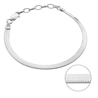Schlangenarmband, silber