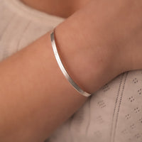 Schlangenarmband, silber
