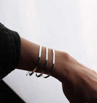 Schlangenarmband, silber