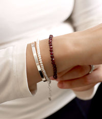 Granat Armband