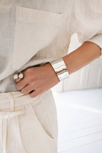 Arc Statement Cuff | 925 Silver