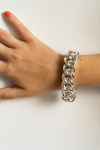 Mega Chunky Curb Chain Bracelet | 925 silver