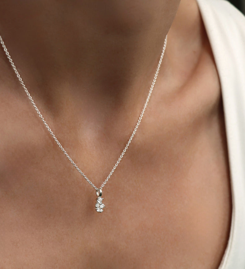 Celine Diamond Necklace 0.25 ct