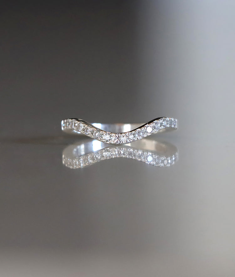 Monet + Line Ring-Set | Ehering & Verlobungsring