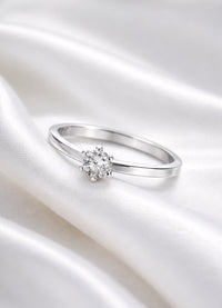 Julie Diamantring Rak skena | Vigsel / Förlovningsring